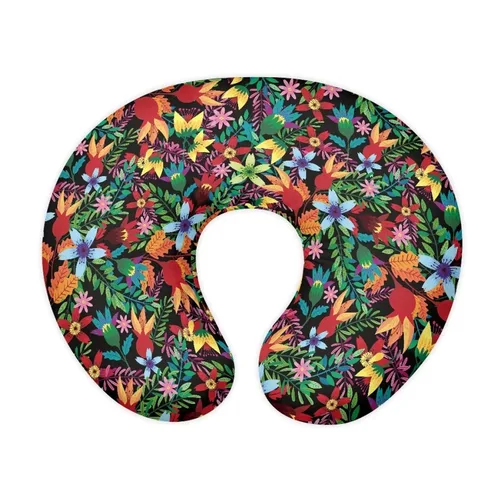 Miniatura 12 de Funda de almohada de lactancia con notas musicales de girasol para recién nacidos, niños y niñas, fundas de almohada de lactancia ultra suaves