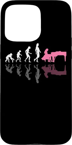 Miniatura 27 de iPhone 13 Pro Evolution of Women Piano Músico Retro Vintage Pianist Case