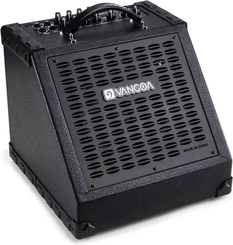 Miniatura 10 de Vangoa Amplificador de Batería Eléctrica 40W Profesional, Altavoz, 3 Entradas, Ecualizador de 3 Bandas Inalámbrico para Monitor de Batería