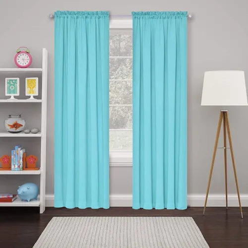 Miniatura 18 de Eclipse Cortina Sólida Thermapanel para Oscurecer la Habitación con Bolsillo para Barra, Cortina de Ventana para Dormitorio y Sala de Estar