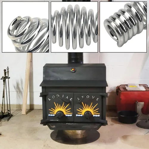 Miniatura 2 de Mango de estufa de resorte (3 1/2 x 1 3/4 x 1/2 pulgadas), compatible con parrillas de barbacoa, pellets y estufas de leña, cónico en un extremo