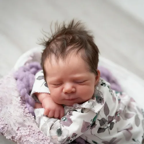 Miniatura 2 de Anano Muñecas Reborn de silicona de cuerpo completo, muñeca realista de bebé recién nacida, muñeca de bebé de silicona de cuerpo completo, muñecas