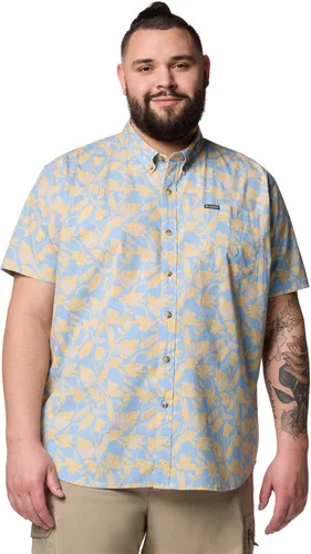Miniatura 15 de Columbia - Camisa de manga corta para hombre Rapid Rivers con estampado, con cómodo elástico Colegial Navy Outback