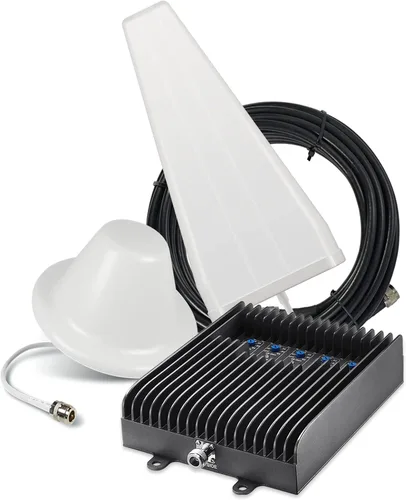Miniatura 2 de SureCall Fusion5s 2.0 Amplificador de señal de teléfono celular para el hogar y la oficina de hasta 10000 pies cuadrados, antenas Omni Dome