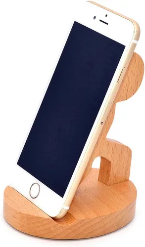 Miniatura 5 de Soporte de exhibición de madera del tenedor del teléfono móvil del caballo del bebé