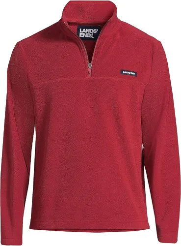 Miniatura 5 de Lands' End Jersey de forro polar con cremallera corta para hombre