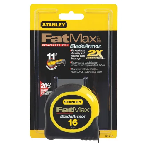 Miniatura 2 de Stanley Tools 33-716 Paquete de 6 reglas de cinta Fat Max de 16 pies