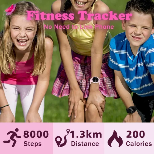 Miniatura 2 de Reloj deportivo digital para niñas y niños, monitor de actividad física con reloj despertador, cronómetro, relojes impermeables sin aplicación