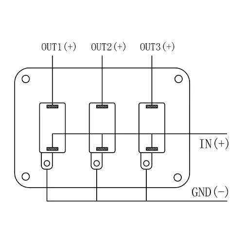 Miniatura 7 de DC 12 V set de interruptores con indicador LED para autos de carrera, Azul