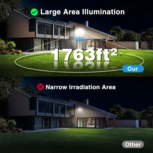 Miniatura 3 de Olafus Paquete de 4 luces LED de 90 W para exteriores, 9000 lm superbrillantes, luces de trabajo LED enchufables, 6500 K IP66 impermeable