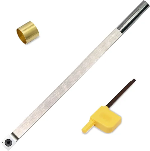 Miniatura 5 de Herramienta de torneado de madera con punta de carburo S15, herramienta de torno de madera de carburo más áspera hecha de acero inoxidable