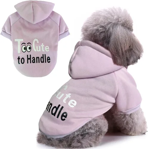 Miniatura 9 de Jecikelon Sudaderas con capucha para perros de invierno, ropa cálida para perros pequeños, chihuahua, abrigo, ropa para cachorros, gatos, disfraz