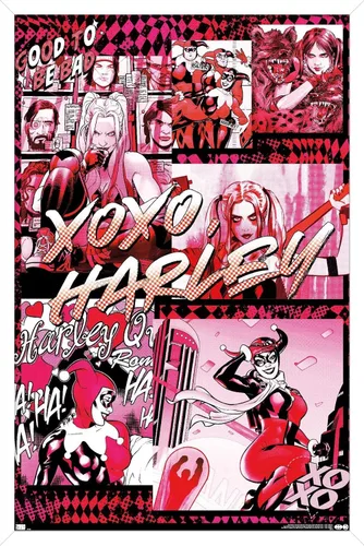 Miniatura 14 de Trends International DC Comics - Póster de pared de Harley Quinn, Good To Be Bad, 14.725 x 22.375 pulgadas, versión enmarcada plateada Versión