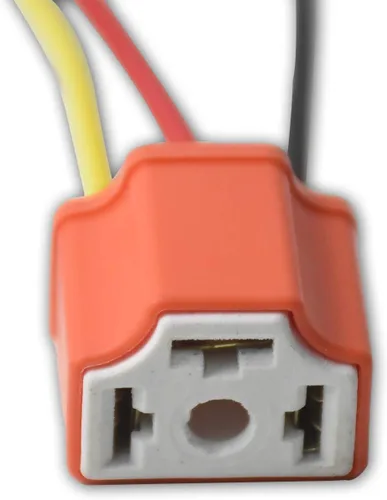 Miniatura 2 de 0052 1 Uds. Adaptador de 3 clavijas, conector de 3 clavijas, conversión de conector de cable para automóvil, motocicleta, LED, relé, resolución