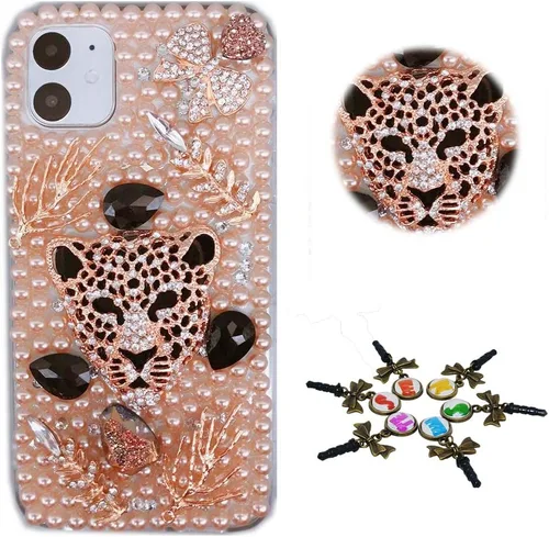 Miniatura 17 de Sparkle - Funda para teléfono compatible con Samsung Galaxy Z Flip 2 5G, elegante, hecha a mano en 3D, con diseño de diamantes de imitación