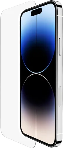 Miniatura 18 de Belkin ScreenForce - Protector de pantalla de privacidad de vidrio templado para iPhone 14 Pro, superficie tratada con revestimiento antihuellas