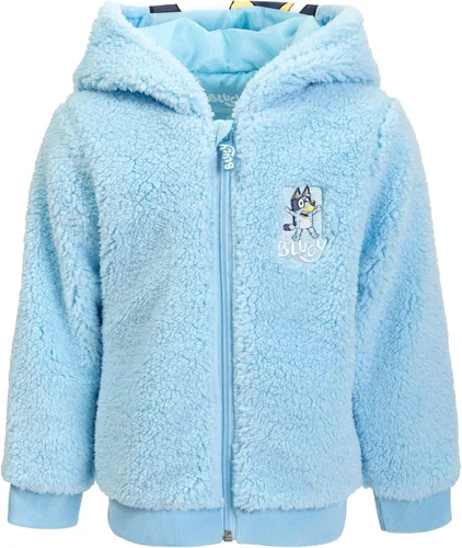 Miniatura 5 de Bluey Bingo Cozy Sherpa - Sudadera con capucha para cosplay con cremallera para niños pequeños