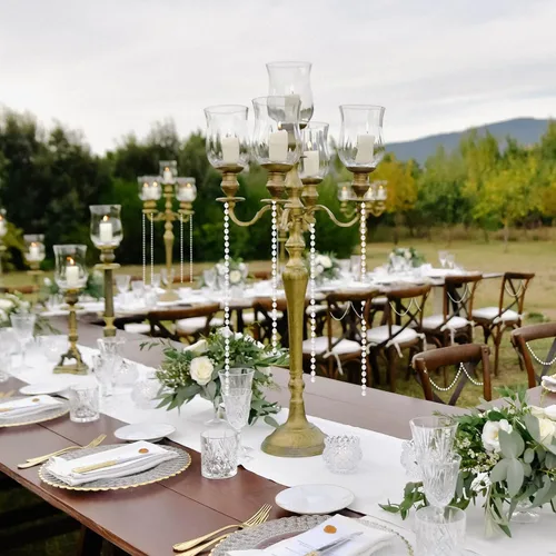 Miniatura 5 de PAXCOO Guirnalda de perlas blancas, hebras de perlas para decoración de árbol de Navidad, suministros de fiesta de boda