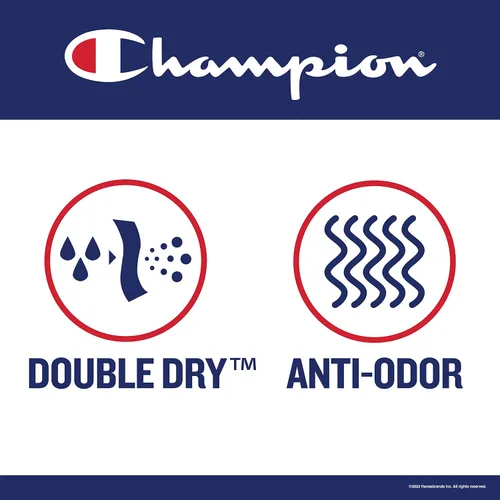 Miniatura 4 de Champion Camiseta para hombre, camiseta deportiva de doble secado, camiseta de manga corta con cuello redondo para hombre (regular o grande y alto)