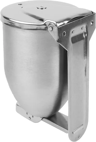 Miniatura 6 de Vollum Dispensador de jabón en polvo, dispensador de jabón de baño de acero inoxidable de 32 onzas con tapa de relleno grande, dispensador de jabón