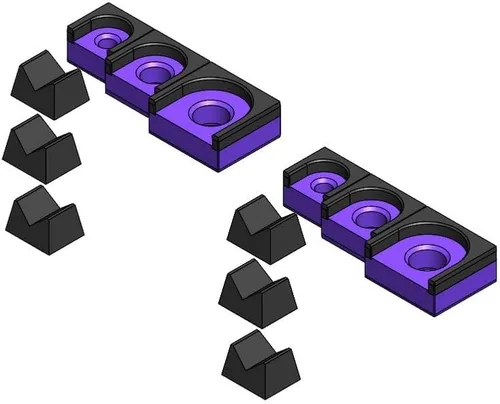 Miniatura 11 de MagAttach Juego de organizador de trinquete (juego de 3 piezas (2 paquetes), Verde/Negro)