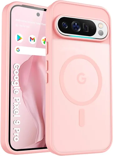 Miniatura 15 de Funda para teléfono Google Pixel 9 Pro XL, Compatible con Magnético, Protección contra Caídas de Grado Militar Translúcida Mate Resistente a Golpes