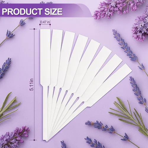 Miniatura 2 de 500 piezas de tiras para prueba de perfume, tiras de prueba de fragancia premium y multiusos, papel de muestra para prueba de aroma de perfume