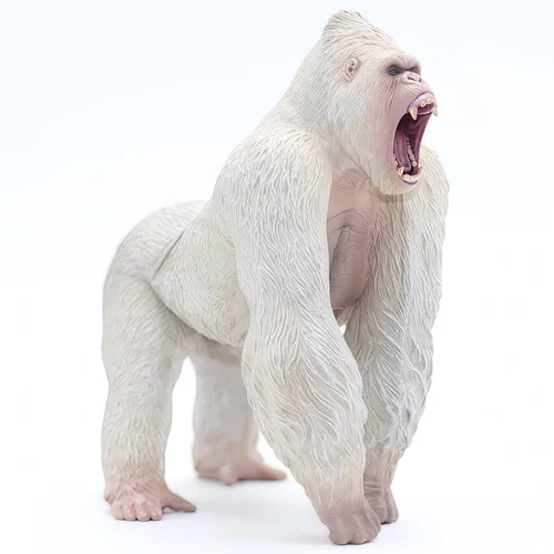 Miniatura 2 de Gorilla Toys Figura de acción Rampage Gorilla Fight Mode Gorilla Ape Figuras sólidas de animales salvajes para juegos de rol, juguete para contar