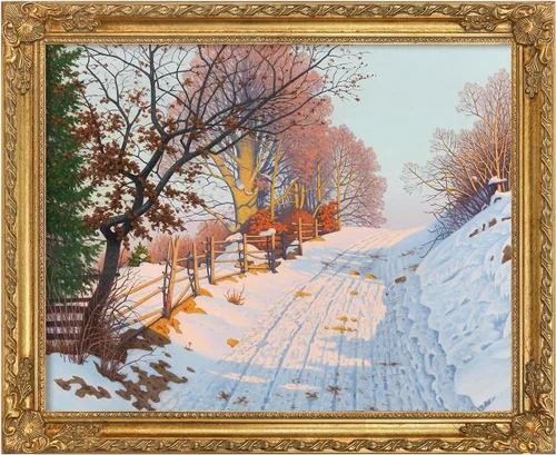 Miniatura 19 de Marco dorado antiguo para lienzo estirado de 8 x 10, marco de pintura barroca de madera maciza para retratos, paisajes, impresiones de arte