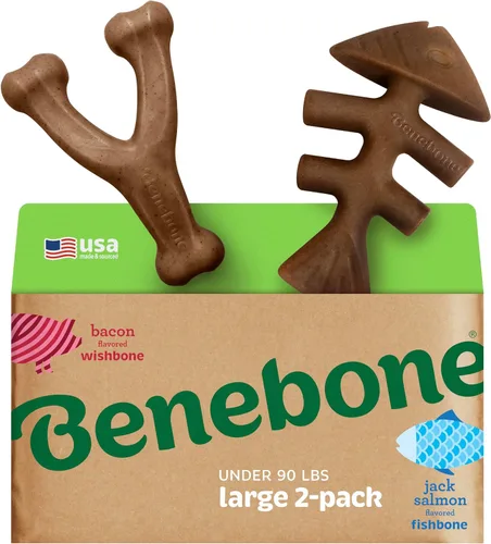 Miniatura 8 de Benebone - Paquete de 4 juguetes para masticar pequeños para perros agresivos, fabricados en Estados Unidos, para perros de 13.6 kg y menos