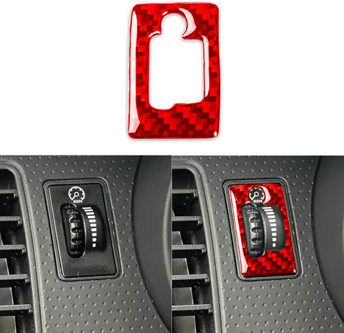Miniatura 21 de 2 unids velocímetro coche marco ajuste medidor de aceite cubierta tacómetro calcomanía calcomanía odómetro compatible con Toyota Tacoma 2009 2010
