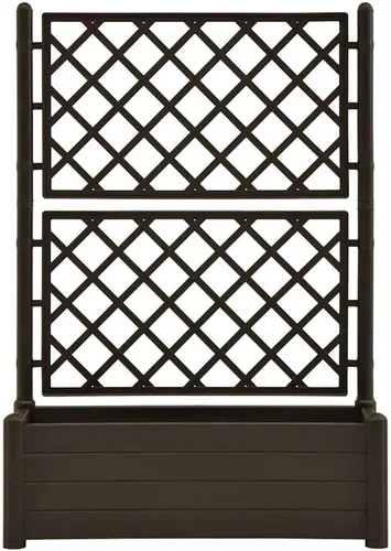 Miniatura 5 de vidaXL Cama elevada para jardín con enrejado, cama elevada para flores y plantas, maceta con orificio de drenaje, uso en exteriores e interiores