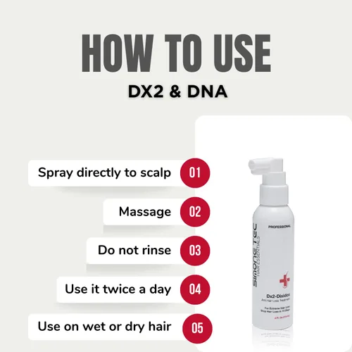 Miniatura 8 de Dx2-Dixidox - Tratamiento antipérdida de cabello para el cuero cabelludo, fortalecimiento de raíces, anti-desprendimiento (4 onzas), Fase 1