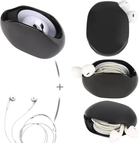 Miniatura 5 de stargoldenbell Enrollador automático de cables, ama de llaves de almacenamiento de cables, organizador de cables retráctil para cables USB, cable