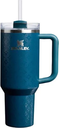 Miniatura 162 de Stanley Quencher H2.0 - Vaso de acero inoxidable con asa, pajilla y tapa FlowState giratoria de 3 posiciones; aislamiento térmico, sin BPA; apto