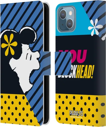 Miniatura 165 de Head Case Designs Funda de piel con licencia oficial de Peanuts Snoopy & Woodstock Balloon Halfs and Laughs para Apple iPhone 7/8/SE 2020 y 2022