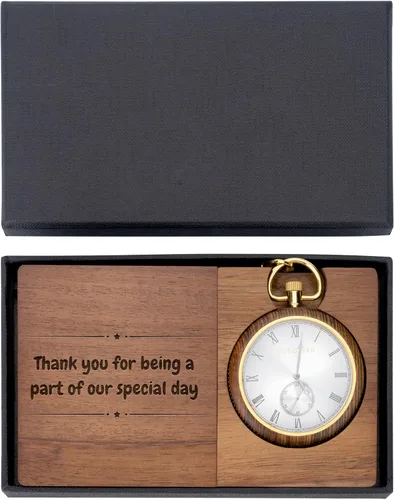 Miniatura 8 de 2win Relojes de bolsillo personalizados grabados para hombres, papá, hijo, relojes personalizados, exquisitos relojes de bolsillo, regalos