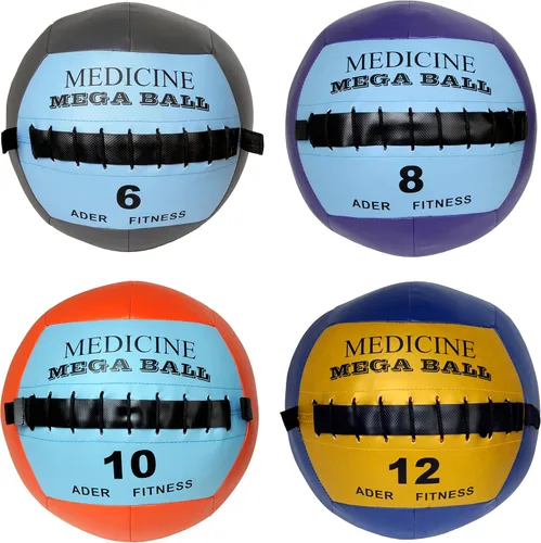 Miniatura 2 de Ader Soft Mega Balón medicinal: 2,3,4,5,6, 8,10,12,14,16,18,20,22,25,28,30 libras