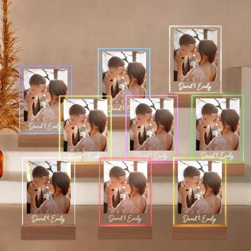 Miniatura 4 de ShineSand Placa personalizada de Spotify con imagen, placa de música acrílica personalizada con foto, regalos personalizados para novio, novia