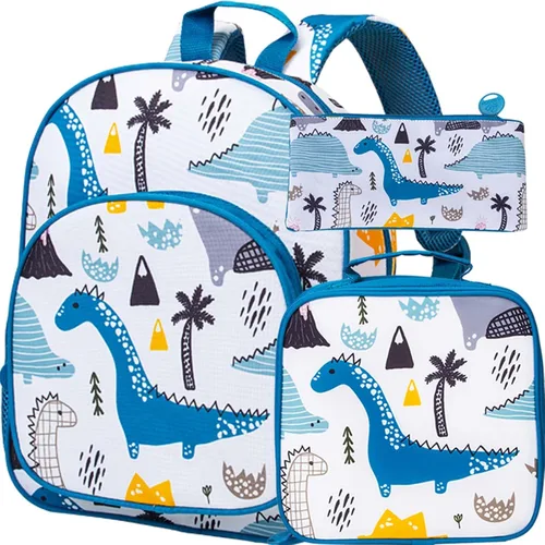 CCJPX Mochila para niños y niñas, 12.5 pulgadas, dinosaurio, unicornio, preescolar, mochila escolar linda para jardín de infantes