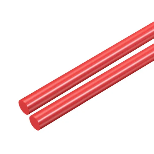 Miniatura 27 de uxcell Varilla redonda de plástico de 1/2 pulgada de diámetro y 20 pulgadas de longitud, varillas de polioximetileno, barras redondas de plástico