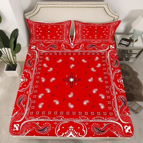 Miniatura 13 de Manfei Juego de sábana bajera de camuflaje de animales marinos, 2 piezas, diseño de camuflaje de tiburones y ballenas, con 1 funda de almohada