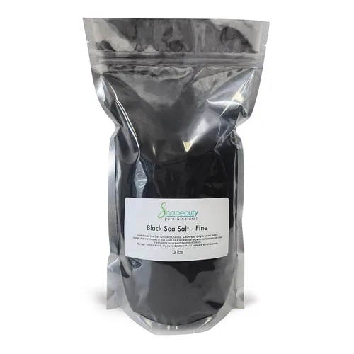 Miniatura 12 de Sal marina negra hawaiana 100% natural orgánica Gran sal de acabado gourmet y perfecta para cosméticos profesionales de piel, cabello y baño