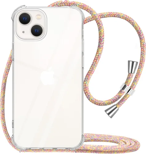 Miniatura 11 de Funda para iPhone 11 con cuello transparente para colgar y colgar en el hombro, cubierta de teléfono cruzada, para mujeres y niñas, funda protectora