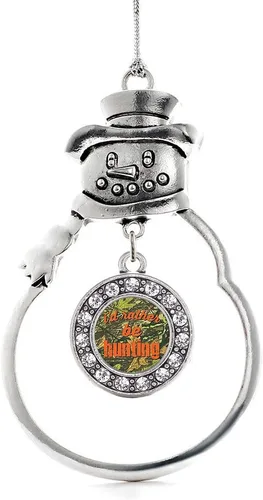 Miniatura 146 de Inspired Silver - Roller Queen - Adorno de Navidad plateado - Adorno circular para árbol de Navidad con circonita cúbica - Decoración colgante