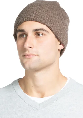 Miniatura 19 de Fishers Finery Sombrero con puños acanalados de cachemira 100% pura para hombre; ultra felpa