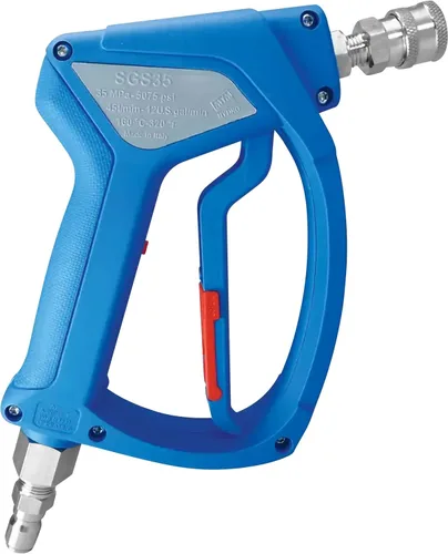 MTM Hydro Acqualine SGS35 Pistola de Lavadora a Presión con Conexiones Rápidas de Acero Inoxidable y Giratorio Activo, Alta Presión 4000 PSI Grado
