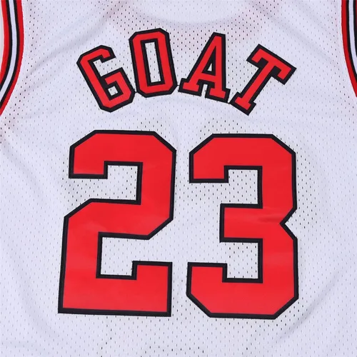 Miniatura 4 de Camiseta de baloncesto juvenil de cabra clásica 23 hiphop, fiesta temática, camisas de regalo para niños, bordado para fanáticos del baloncesto