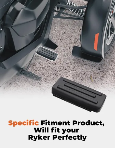 Miniatura 6 de KEMIMOTO Pedal de Freno Compatible con Can-Am Ryker 600, 900, Sport, Edición Rally, Reposapiés de Freno Extendido de Pedal de Gran
