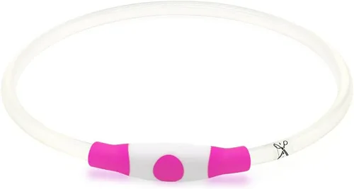 Miniatura 9 de BSEEN Collar de perro iluminado, collar de perro con luces LED recargables tipo C, impermeable, brillante, de poliuretano termoplástico, con luces